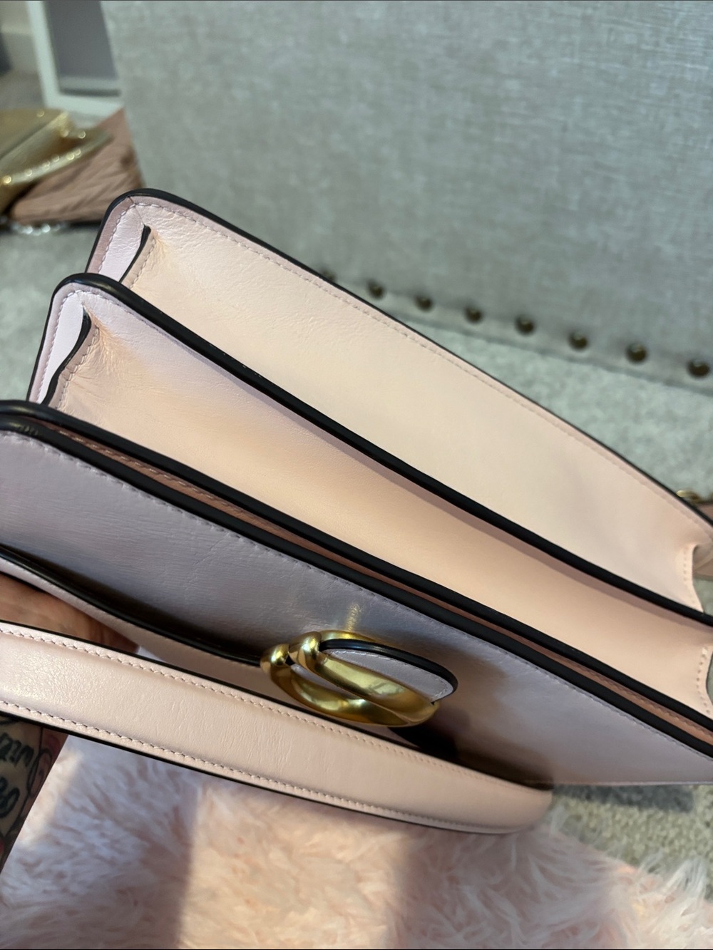 Coach Leather 26 blush pink 🌸tabby - Picture 5 of 9